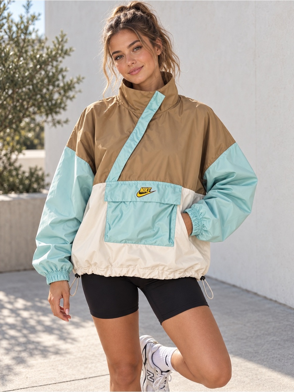 Nike Y2K Colorblock Windbreaker Anorak Jacket | XXL | Retro Runningcore